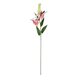 Artificial Garden PINK LILY BRANCH 21313 Τεχνητό Διακοσμητικό Κλαδί Ροζ Κρίνο Y106cm - 2