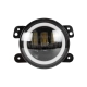 85418 Σετ 2 x Προβολείς Ομίχλης JEEP WRANGLER - MERCEDES BENZ G CLASS - LAND ROVER DEFENDER - HAMMER H1-H2 - 4 Ιντσών με Ring Light DRL LED CREE CXB COB 100W 7500lm DC 12V Αδιάβροχοι IP66 Ψυχρό Λευκό 6000K - 2