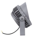 FLOODMENA 90646 Προβολέας Σποτ Wall Washer με Αντιθαμβωτική Γρίλια LED 48W 4320lm 30° AC 220-240V Αδιάβροχο IP65 Θερμό Λευκό 2700K - Bridgelux SMD Chip - Γκρι Ανθρακί - Μ25 x Π25 x Υ18cm - 3 Χρόνια Εγγύηση - 4