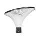 TOPIS GLB-103-0020 Φωτιστικό Κεφαλής Post Top Πλατείας/Πάρκου/Κήπου LED 50W 4500lm 360° AC 220-240V Αδιάβροχο IP65 Θερμό Λευκό 2700K - Sanan SMD Chip - Μαύρο Ματ - Μ50 x Π50 x Υ39cm - 3 Χρόνια Εγγύηση - 7