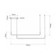 kelvo® LINARIA KLV-101-0260 Κρεμαστό Φωτιστικό Οροφής LED 72W 7200lm 180° AC 220-240V IP20 Ρυθμιζόμενο Λευκό CCT με Χειριστήριο από 2700K έως 6000K Dimmable - Lumileds SMD Chip - Σατινέ Χρυσό Βούρτσας - Μ220 x Π4 x Υ25cm - 3 Χρόνια Εγγύηση - 5