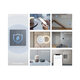 80089 SONOFF M5-3C-80 SwitchMan Mechanical Smart Switch WiFi & Bluetooth AC 100-240V Max 6A 1320W (2A/Way) 3 Way - 8