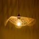  MELEMELE 01840 Boho Κρεμαστό Φωτιστικό Οροφής με Ντουί 1 x E27 AC 220-240V IP20 - Μπεζ - Μ50 x Π50 x Υ7cm - 3
