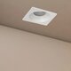 kelvo® EPSILON KLV-101-0048 Χωνευτό Φωτιστικό Downlight Σποτ Μπάνιου για Λάμπα MR16 με Ντουί GU10 AC 220-240V Αδιάβροχο IP65 - Λευκό Ματ - Μ8.5 x Π8.5 x Υ4.4cm / Q7.5cm x 7.5cm