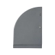FLOOD-DENA 90485 Επιτοίχιος Προβολέας Wall Washer για Φωτισμό Κτιρίων - Απλίκα & Δαπέδου LED 16W 1440lm 5° DC 24V Αδιάβροχο IP67 Μ15.5 x Π13 x Υ9.1cm Θερμό Λευκό 2700K - Γκρι Ανθρακί - 3 Years Warranty - 6