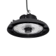 INDUSTRY 61705 Βιομηχανικό Φωτιστικό Καμπάνα High Bay UFO Τεχνολογίας Smart Group Linkable Control System 2.4Ghz με Αισθητήρα Κίνησης Microwave LED 150W 22500lm SDCM<5 90° AC 85-265V Αδιάβροχο IP65 IK08 Μαύρο Χυτό Αλουμίνιο - Φυσικό Λευκό 5000K - 275 x Sanan Opto SMD Chip & TÜV SÜD Driver - 4