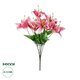 Artificial Garden PINK LILY BOUQUET 21314 Τεχνητό Διακοσμητικό Μπουκέτο Ροζ Κρίνα Y55cm - 1