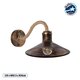 BRASTA 01131 Vintage Φωτιστικό Τοίχου - Απλίκα με Ντουί 1 x E27 AC 220-240V IP20 - Χάλκινο & Μπεζ - Μ26 x Π42.5 x Υ24cm - 1