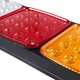 TAILIGHT 999-0259 Πίσω Φανάρι Οχημάτων LED 9W 360lm 180° DC 24V Αδιάβροχο IP66 Πορτοκαλί & Κόκκινο & Ψυχρό Λευκό 6000K - Μ42 x Π4.3 x Υ15.4cm - Πακέτο 2 Τεμαχίων - 1 Χρόνο Εγγύηση - 5