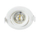 DE VALERA 60183 Χωνευτό LED Κινούμενο Spot Downlight 5W 500lm 45° AC 220-240V IP44 Φ9cm x Υ4cm - Στρόγγυλο - Λευκό - Φυσικό Λευκό 4500K - Bridgelux Chip - TÜV Certified Driver - 5 Χρόνια Εγγύηση - 6