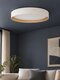 kelvo® RONDO KLV-101-0589-V2 Φωτιστικό Οροφής LED 36W 3600lm 120° AC 220-240V IP20 Ρυθμιζόμενο Λευκό CCT με Διακόπτη στο Driver 2700K/4500K/6000K Triac Dimmable - Lumileds SMD Chip & ENEC/TÜV Driver - Λευκό Ματ & Εφέ Ξύλου - Μ50 x Π50 x Υ7cm - 5 Χρόνια Εγγύηση - 2
