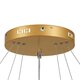 kelvo® NEMESIS KLV-101-0222-V2 Κρεμαστό Φωτιστικό Οροφής LED 120W 12000lm 180° AC 220-240V IP20 Ρυθμιζόμενο Λευκό CCT με Χειριστήριο από 2700K έως 6000K Dimmable - Lumileds SMD Chip - Χρυσό Πλατίνα - Μ80 x Π80 x Υ80cm - 3 Χρόνια Εγγύηση - 10