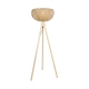 POPPY 01983 Boho Επιδαπέδιο Φωτιστικό Μονόφωτο 1 x E27 IP20 Μπεζ Ξύλο - Μ58 x Π58 x Υ143cm - 4