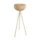 POPPY 01983 Boho Επιδαπέδιο Φωτιστικό Μονόφωτο 1 x E27 IP20 Μπεζ Ξύλο - Μ58 x Π58 x Υ143cm - 5