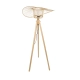 POPPY 01987 Boho Επιδαπέδιο Φωτιστικό Μονόφωτο 1 x E27 IP20 Μπεζ Ξύλο - Μ58 x Π58 x Υ138cm