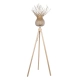 POPPY 01984 Boho Επιδαπέδιο Φωτιστικό Μονόφωτο 1 x E27 IP20 Μπεζ Ξύλο - Μ58 x Π58 x Υ168cm - 1