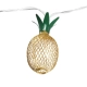 85806 Διακοσμητική Γιρλάντα Pineapple Lamp 2 Μέτρα με Διακόπτη On/Off - 10 LED 1W με Μπαταρίες 2xAA & Διάφανο Καλώδιο IP44 Θερμό Λευκό 3000K Μ2m - 5