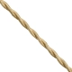 77624 Πλεκτό Υφασμάτινο Καλώδιο 2 x 0.75mm² Μπέζ - 2