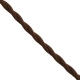 77626 Πλεκτό Υφασμάτινο Καλώδιο 2 x 0.75mm² Καφέ - 2