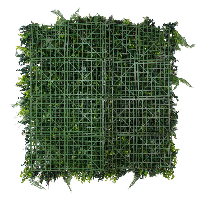 Artificial Garden JUNGLE FERN 20351 Τεχνητό Διακοσμητικό Πάνελ Φυλλωσιάς - Κάθετος Κήπος σύνθεση Ζούγκλα Φτέρης Μ100 x Π100 x Υ20cm - 5