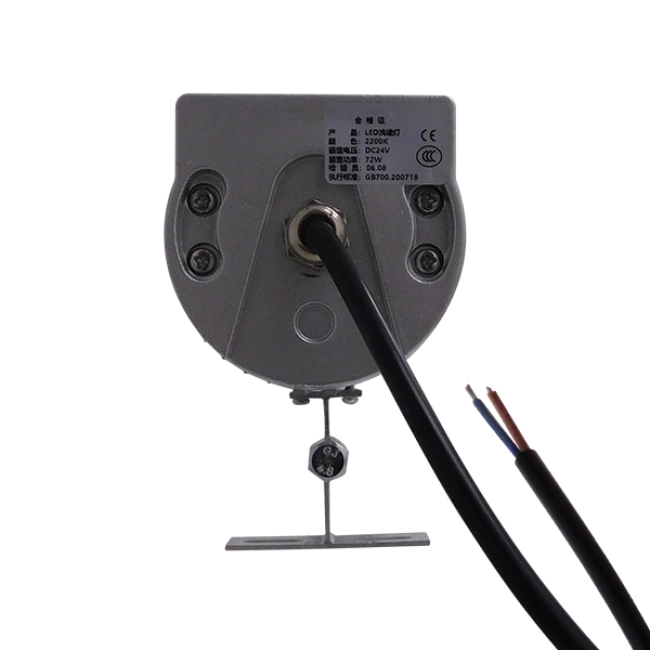 WASHER-MOZA 05118 Μπάρα Φωτισμού Wall Washer LED 72W 11520lm 10-30° DC 24V Αδιάβροχο IP66 Ψυχρό Λευκό 6000K Dimmable - Γκρι Ανθρακί - Μ100 x Π7.4 x Υ7cm - 3 Χρόνια Εγγύηση