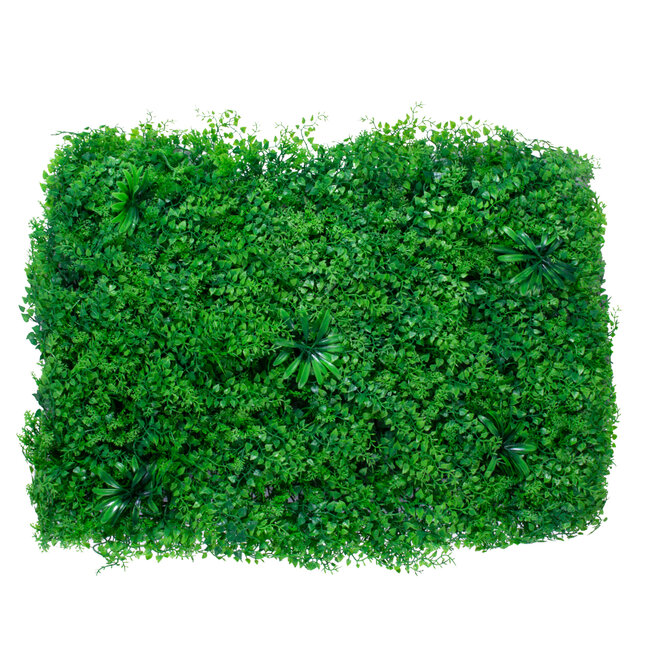 78435 Artificial - Συνθετικό Τεχνητό Διακοσμητικό Πάνελ Φυλλωσιάς - Κάθετος Κήπος Φύλλα Αγγελικής - Πράσινο Μ60 x Υ50 x Π8cm