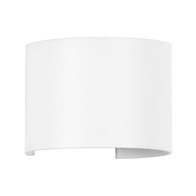 AXIS-R 60638 Φωτιστικό Τοίχου - Απλίκα Αρχιτεκτονικού Φωτισμού Εσωτερικού/Εξωτερικού Χώρου Up & Down LED 10W 1200lm 10 έως 60° AC 220-240V Αδιάβροχο IP65 Μ10 x Π10 x Υ10cm - Φυσικό Λευκό 4500K - Λευκό - Bridgelux Chip - 3 Years Warranty