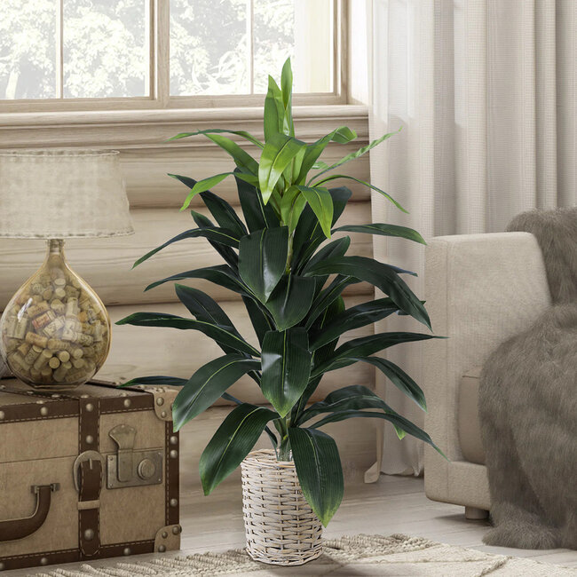 Artificial Garden DRACAENA SILK 20042 Τεχνητό Διακοσμητικό Φυτό Δράκαινα Υ90cm - 4
