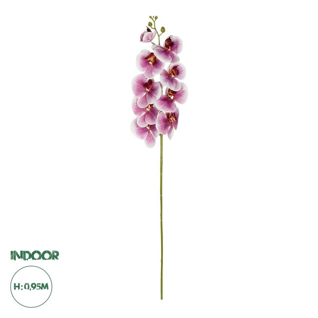 Artificial Garden PINK ORCHID BRANCH 21407 Τεχνητό Διακοσμητικό Κλαδί Ροζ Ορχιδέα Y95cm