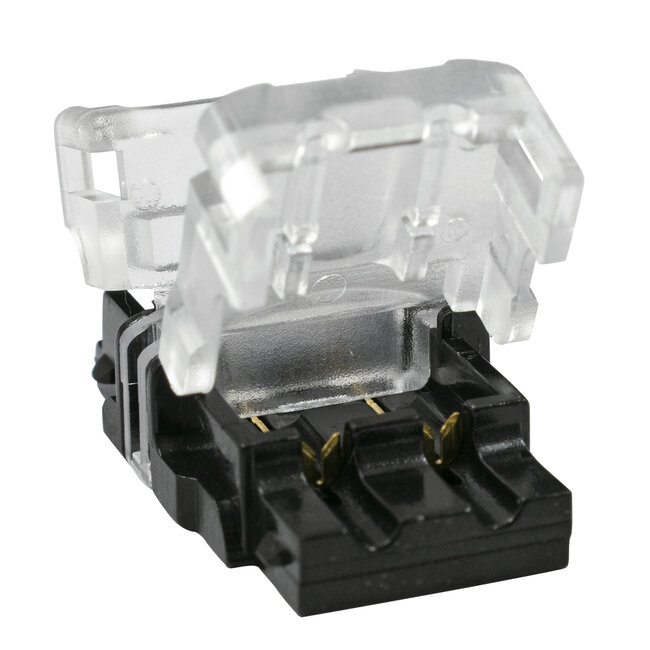 70718 Ταχυσύνδεσμος Ένωσης IP20 - Strip To Cable Connector για Ένωση 1 x Μονόχρωμης Ταινίας LED Πλάτους 10mm με 1 x Καλώδιο Τροφοδοσίας - 4