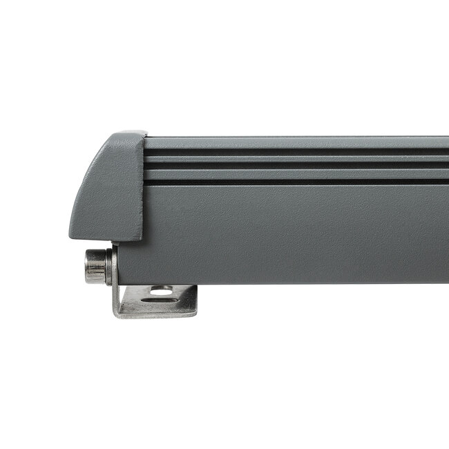 WINDOWRAFI 90729 Φωτιστικό Ανάδειξης Παραθύρων LED 18W 1440lm 8° x 180° DC 24V Αδιάβροχο IP67 Πολύχρωμο RGBW Dimmable DMX512 - CREE XPE Chip - Γκρι Ανθρακί - Μ30.5 x Π6.7 x Υ4.5cm - 3 Χρόνια Εγγύηση - 8