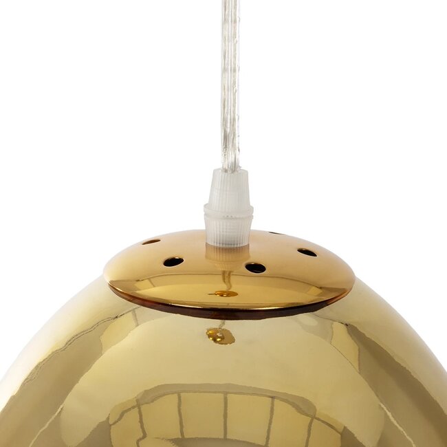 CRISTIN 999-0037 Μοντέρνο Κρεμαστό Φωτιστικό Οροφής με Ντουί 1 x G4 AC 220-240V IP20 - Χρυσό - Μ18 x Π18 x Υ13cm - 7