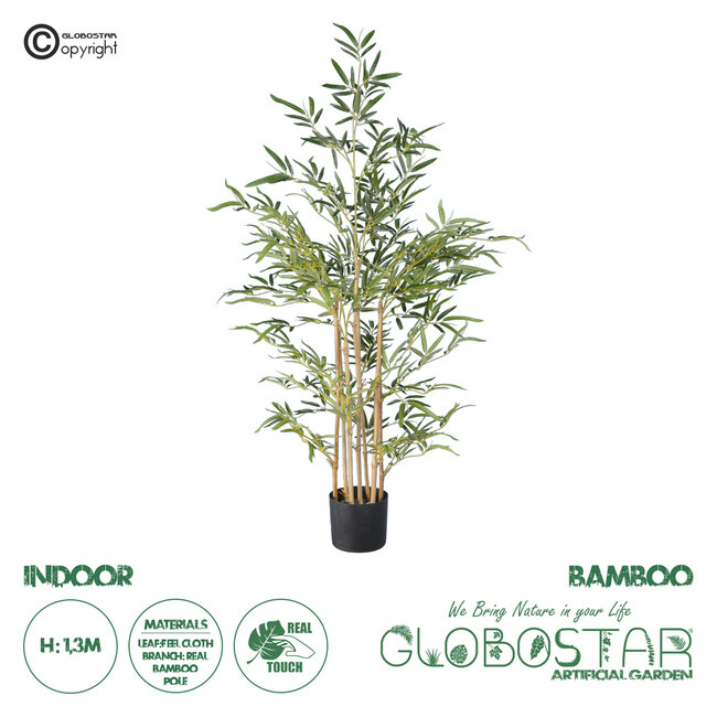 Artificial Garden BAMBOO 20034 Τεχνητό Διακοσμητικό Φυτό Μπαμπού Υ130cm Artificial Garden BAMBOO 20034 Τεχνητό Διακοσμητικό Φυτό Μπαμπού Υ130cm