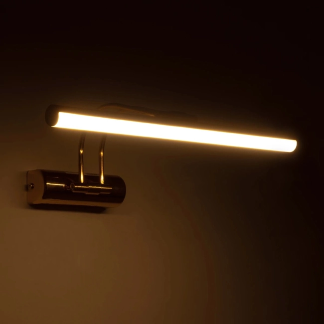 REFINE 203-0185 Φωτιστικό Τοίχου - Απλίκα LED 7W 640lm 120° AC 220-240V IP44 Θερμό Λευκό 2700K Χρυσό - Μ35 x Π25 x Υ9cm - 2 Xρόνια Εγγύηση