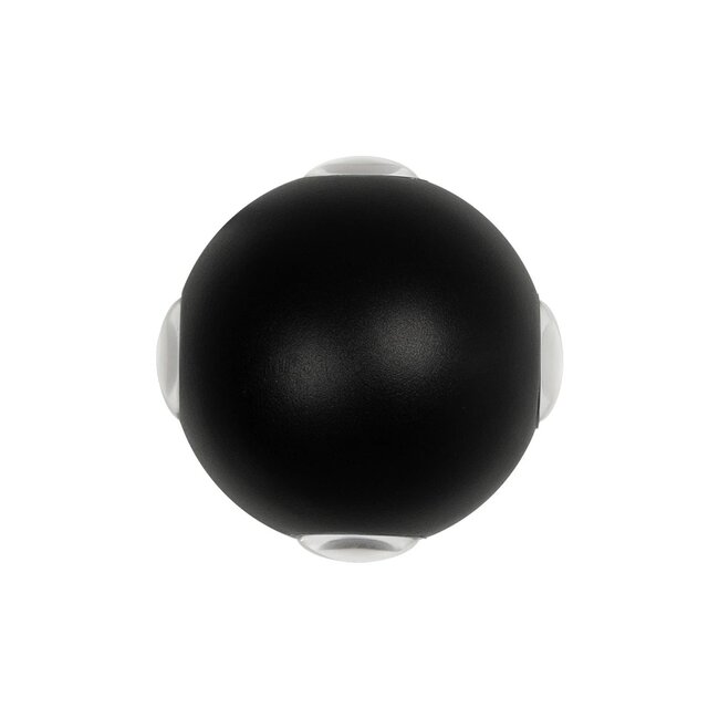 VEGA 60673 Μοντέρνο Φωτιστικό Τοίχου - Απλίκα LED 12W 1500lm 30° AC 220-240V Αδιάβροχο IP65 Θερμό Λευκό 2700K - Bridgelux COB Chip & TÜV SÜD Driver - Μαύρο Ματ - Μ10 x Π7.5 x Υ10cm - 5 Χρόνια Εγγύηση
