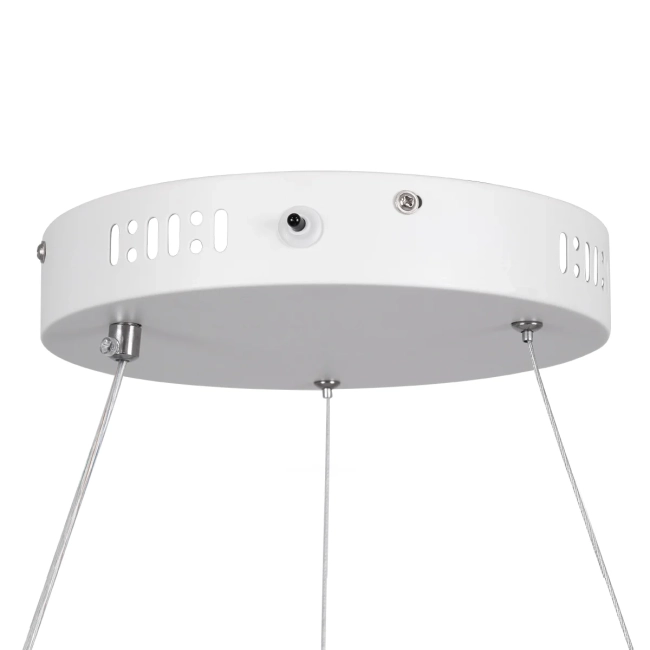 NEMESIS 61156 Μοντέρνο Κρεμαστό Φωτιστικό Οροφής LED 30W 3000lm 360° AC 220-240V IP20 Ρυθμιζόμενο Λευκό CCT με Χειριστήριο από 2700K έως 6000K Dimmable - Lumileds SMD Chip - Λευκό Ματ - Μ40 x Π40 x Υ4cm - 3 Χρόνια Εγγύηση - 6