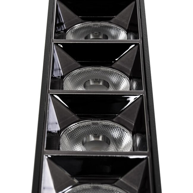 kelvo® LUMINAR KLV-101-0333 Φωτιστικό Downlight Σποτ LED 20W 2800lm 36° AC 220-240V IP20 Φυσικό Λευκό 4500K - Osram SMD Chip & TÜV SÜD Driver - Μαύρο Ματ - Μ19.5 x Π4.2 x Υ6.6cm - 5 Χρόνια Εγγύηση - 8