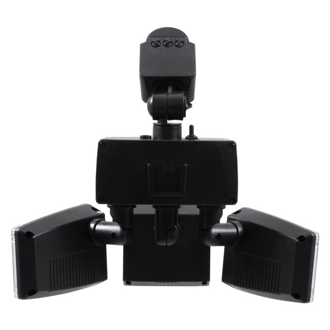 85711 Αυτόνομος Ηλιακός Προβολέας με Τρεις Περιστρεφόμενες Κεφαλές LED SMD 2835 50W 2500lm με Ενσωματωμένη Μπαταρία 3400mAh - Φωτοβολταϊκό Πάνελ με Αισθητήρα Ημέρας-Νύχτας - PIR Αισθητήρα Κίνησης Αδιάβροχο IP65 Ψυχρό Λευκό 6000K - 16