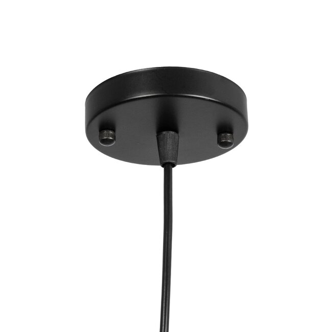 CANARIO 999-0111 Vintage Κρεμαστό Φωτιστικό Οροφής με Ντουί 1 x E27 AC 220-240V IP20 - Μαύρο - Μ28 x Π28 x Υ47cm - 9