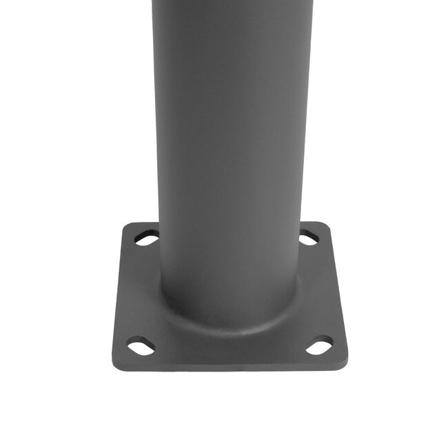 AXOR GLB-103-0015 Φωτιστικό Urban Πλατείας/Πάρκου LED 50W 4500lm 360° AC 220-240V Αδιάβροχο IP65 Θερμό Λευκό 2700K - Sanan SMD Chip - Γκρι Ανθρακί Ματ - Μ20 x Π20 x Υ300cm - 3 Χρόνια Εγγύηση - 9
