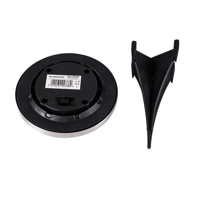 69929 ΣΕΤ 4 Τεμαχίων Αυτόνομα Ηλιακά Φωτιστικά LED SMD 0.80W/Τεμ. 80lm/Τεμ. με Ενσωματωμένη Μπαταρία 600mAh - Φωτοβολταϊκό Πάνελ με Αισθητήρα Ημέρας-Νύχτας Αδιάβροχο IP65 Φανάρι Κήπου Στρογγυλό Ψυχρό Λευκό 6000K Φ12 x Υ13cm - 5