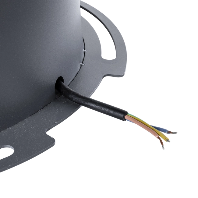 FLOOD-MILO 90741 Κινούμενος Προβολέας - Σποτ Φωτισμού Wall Washer για Φωτισμό Κτιρίων LED 48W 4560lm 10° AC 220-240V Αδιάβροχο IP67 Φ26 x Υ30cm Φυσικό Λευκό 4500K - Γκρι Ανθρακί - 3 Χρόνια Εγγύηση - 9