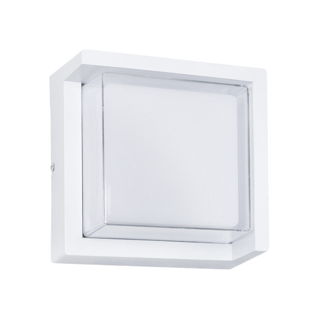 APEX 60772 Φωτιστικό Τοίχου - Απλίκα Αρχιτεκτονικού Φωτισμού Εσωτερικού/Εξωτερικού Χώρου Up or Down LED 10W 1050lm 120° AC175-265V Αδιάβροχο IP65 - Πλαστικό Σώμα - Φυσικό λευκό 4500K - Μ17 x Π17 x Υ9cm - Λευκό - Bridgelux Chip - 3 Χρόνια Εγγύηση