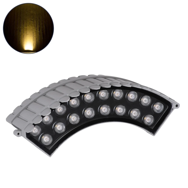 TREEJINA 90690 Κυρτή Μπάρα Φωτισμού Wall Washer για Φυτά - Δέντρα LED 18W 1620lm 10° DC 24V Αδιάβροχο IP67 Θερμό Λευκό 2700K Dimmable - Bridgelux SMD Chip - Γκρι Ανθρακί - Μ29 x Π11 x Υ10.5cm - 3 Χρόνια Εγγύηση TREEJINA 90690 Κυρτή Μπάρα Φωτισμού Wall Washer για Φυτά - Δέντρα LED 18W 1620lm 10° DC 24V Αδιάβροχο IP67 Θερμό Λευκό 2700K Dimmable - Bridgelux SMD Chip - Γκρι Ανθρακί - Μ29 x Π11 x Υ10.5cm - 3 Χρόνια Εγγύηση
