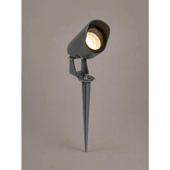  TREKO GLB-103-0026 Φωτιστικό Σποτ για Φυτά - Δέντρα με Βάση Κήπου / Καρφωτό LED 3W 270lm 5° DC 24V Αδιάβροχο IP65 Θερμό Λευκό 2700K - Sanan SMD Chip - Γκρι Ανθρακί Ματ - Μ5 x Π5 x Υ12cm - 3 Χρόνια Εγγύηση