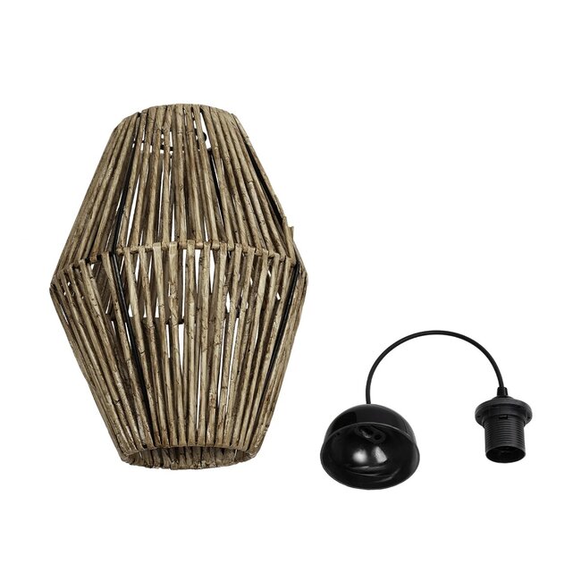 CASTILLO 205-0046 Boho Κρεμαστό Φωτιστικό Οροφής με Ντουί 1 x E27 AC 220-240V IP20 - Μπεζ - M26 x Π26 x Υ36cm - 12 CASTILLO 205-0046 Boho Κρεμαστό Φωτιστικό Οροφής με Ντουί 1 x E27 AC 220-240V IP20 - Μπεζ - M26 x Π26 x Υ36cm - 12