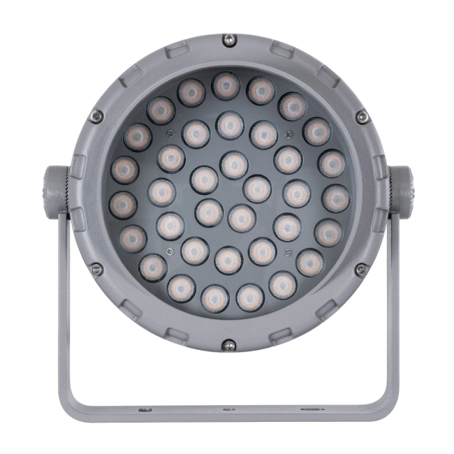  FLOODMENA 90337 Προβολέας Σποτ Wall Washer με Αντιθαμβωτική Γρίλια LED 36W 3060lm 30° AC 220-240V Αδιάβροχο IP67 Ultra Θερμό Λευκό 2200K - Bridgelux SMD Chip - Γκρι Ανθρακί - Μ23.5 x Π17.5 x Υ25.5cm - 3 Χρόνια Εγγύηση - 6