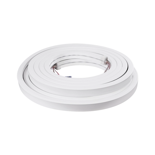 NEONIO 90754 Digital Pixel Addressable Neon Strip - Ψηφιακή Ταινία Neon Flex LED SMD 5050 14.4W/m 60LED/m 20PIXEL/m SPI/TTL Protocol IC SM16703P/WS2811/WS2812 864lm/m 90° DC 12V Αδιάβροχη IP67 Πολύχρωμη RGB - Λευκό Σώμα - Μ1000 x Π3 x Υ2cm - Συσκευασία 10 Μέτρων - 2 Χρόνια Εγγύηση - 5