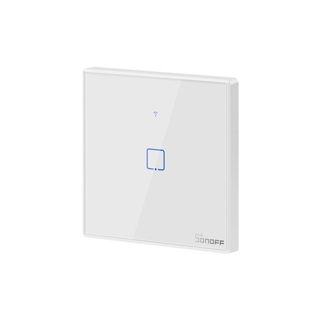 80130  SONOFF T2EU1C-RF - 433MHz Wireless Smart Wall Touch Button Switch AC 100-240V Max 2A (2A/Way) 1 Way - RF Series