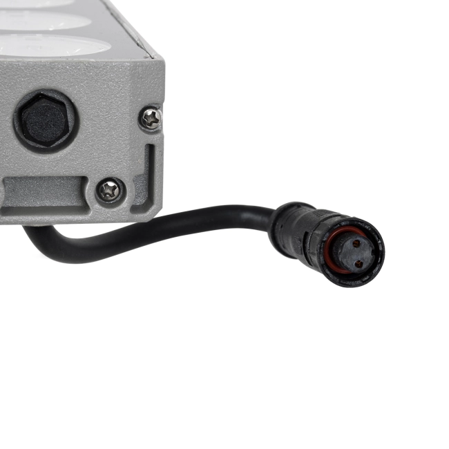 WASHERJAVIA 90555 Μπάρα Φωτισμού Wall Washer LED 48W 5280lm 5° DC 24V Αδιάβροχο IP67 Θερμό Λευκό 2700K Dimmable - Bridgelux SMD Chip - Γκρι Ανθρακί - Μ100 x Π5.2 x Υ3.6cm - 3 Χρόνια Εγγύηση - 10